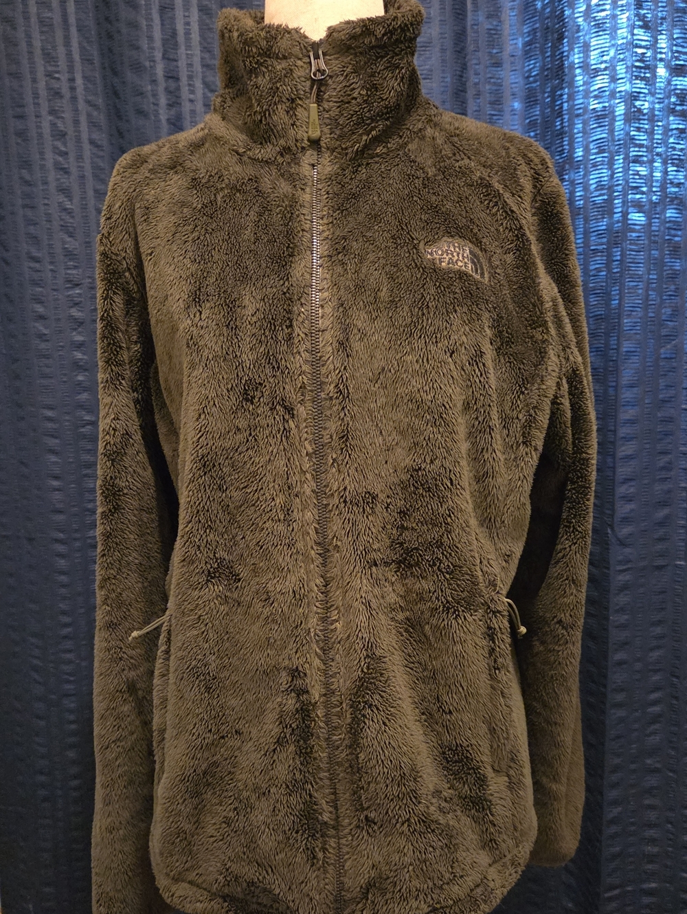 The North Face Olive Green Women's Osito Fleece Zip Jacket EUC Size M